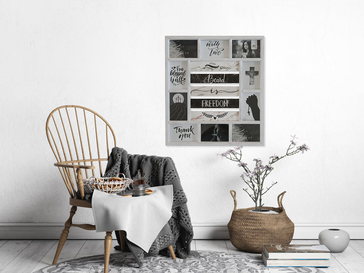 Collage frame-10 open