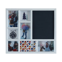 Collage frame- 7 open with blackboard