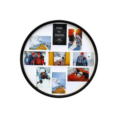Collage frame- Round frame 9 open