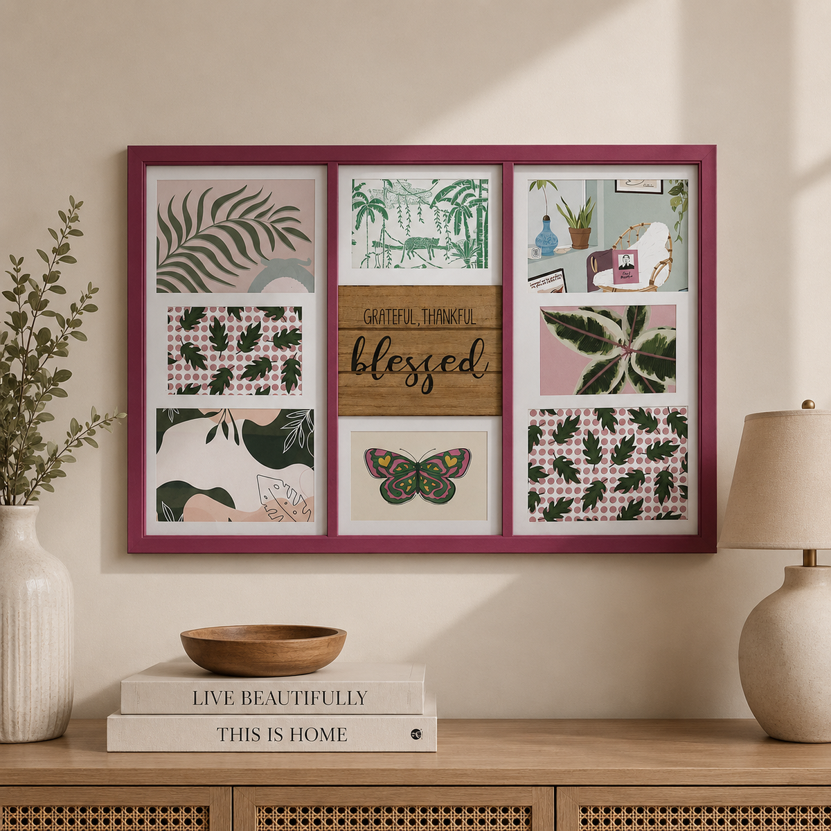 Collage frame-8 open