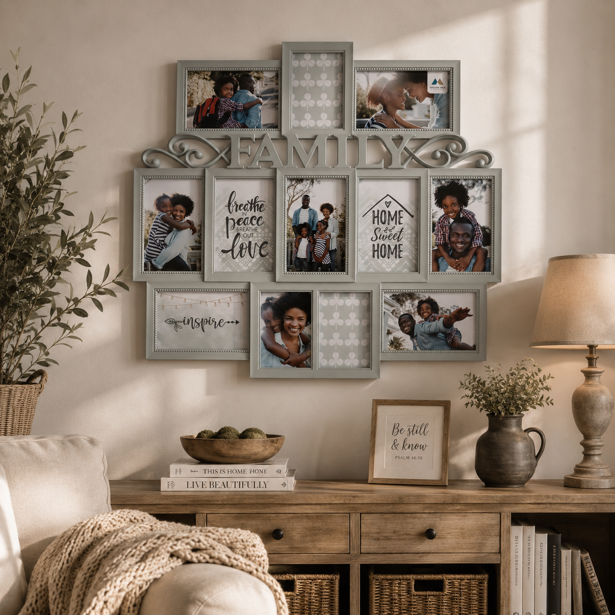Collage frame-12 open