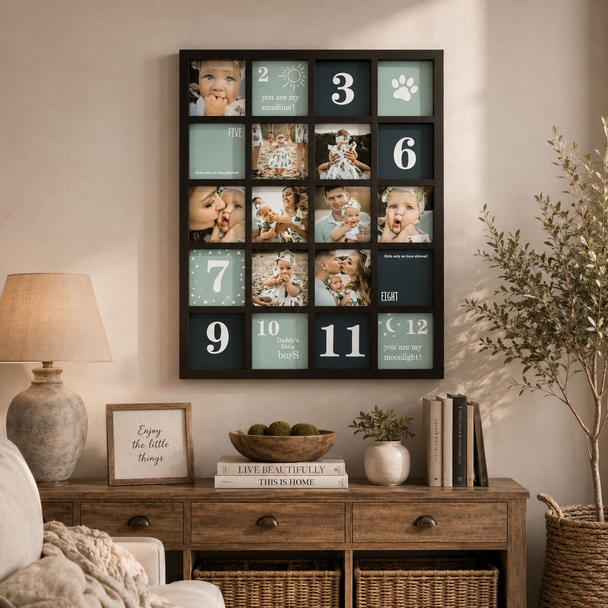 Collage frame-20 open