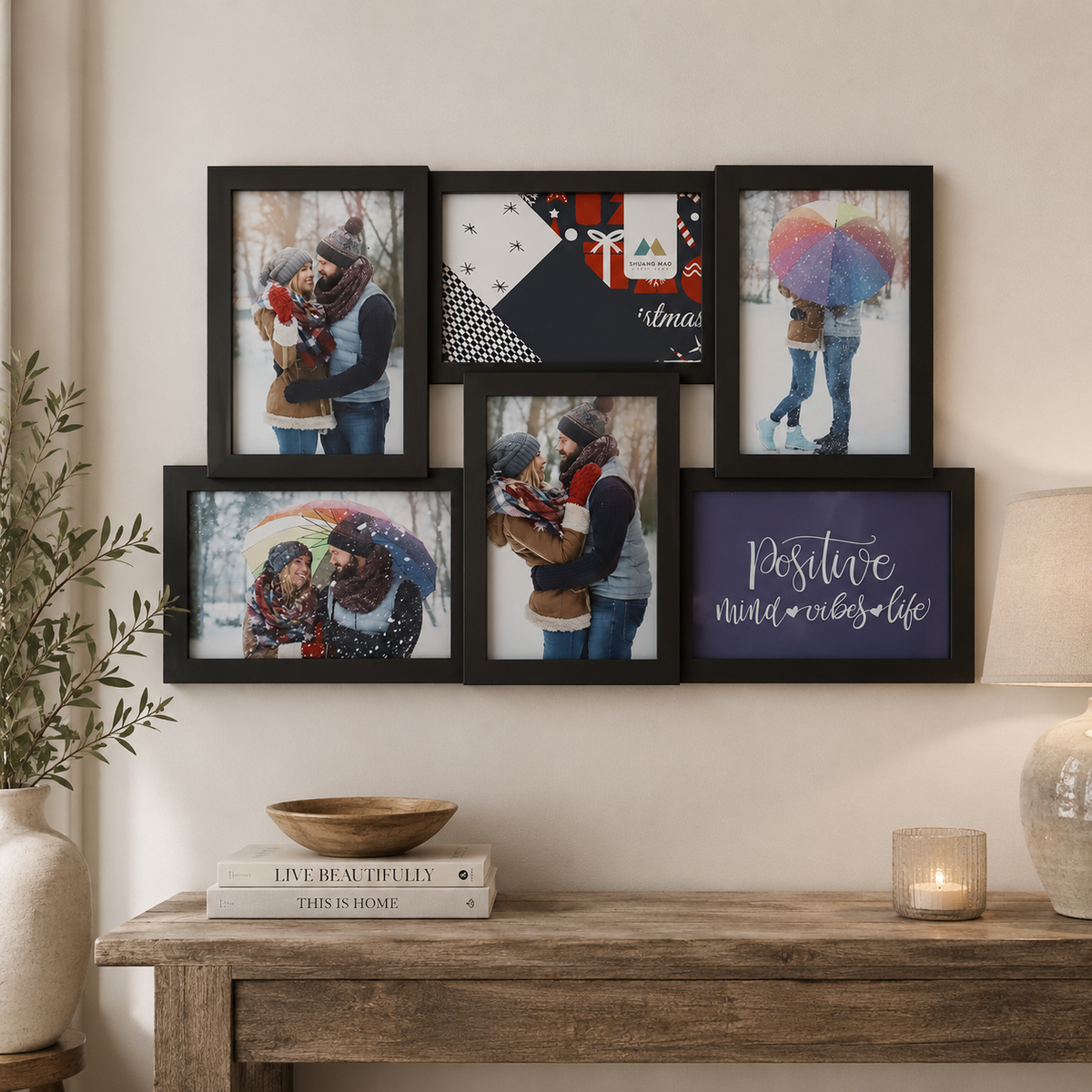 Collage frame- 6 open