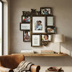 Classic collage frames- 9 open Family